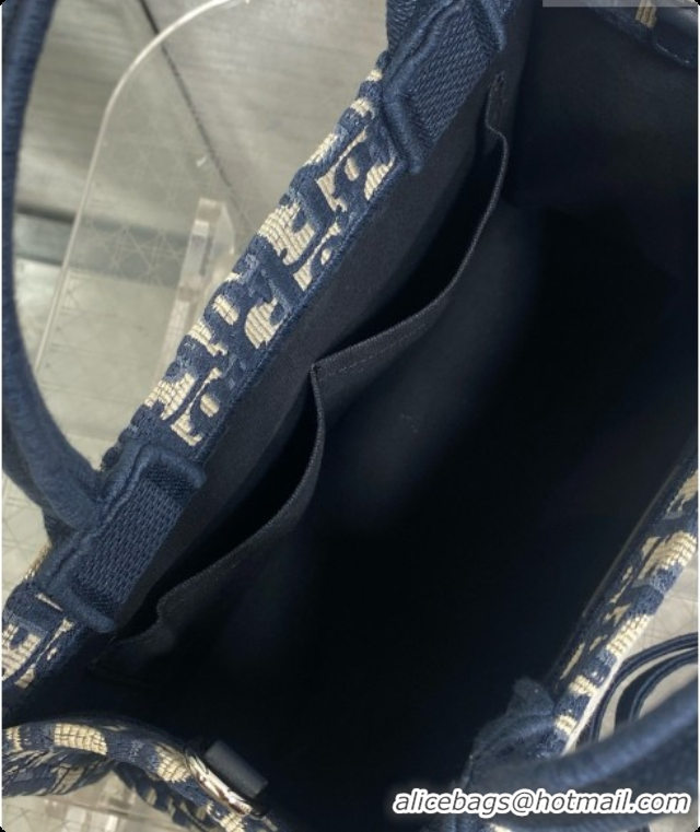 Buy Luxury Dior New Small Dior Book Tote with Strap in Dior Oblique Jacquard 6090240 2026