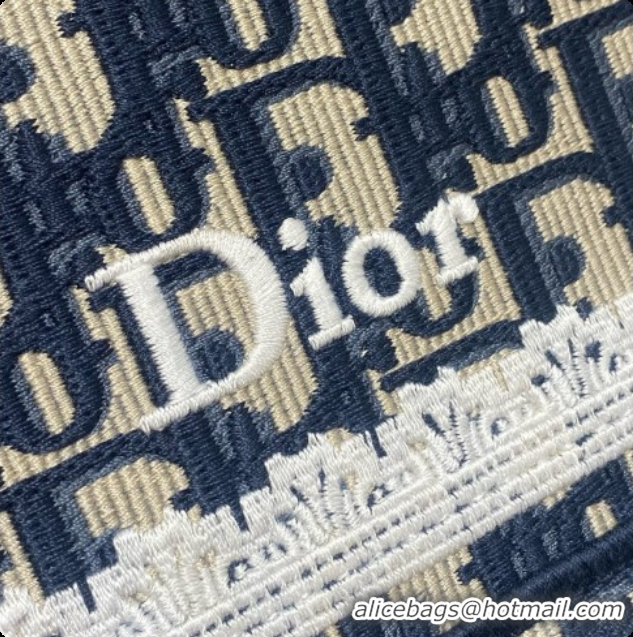 Buy Luxury Dior New Small Dior Book Tote with Strap in Dior Oblique Jacquard 6090240 2026