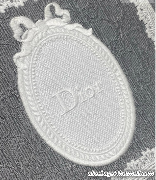 Buy Discount Dior New Small Dior Book Tote with Strap in Grey Dior Oblique Jacquard and Dior Médaillon 6090238 2026