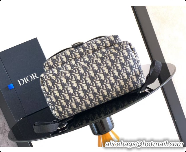 AAAAA Dior Jett Zipped Backpack in Dior Oblique Jacquard Black 6090246 2026