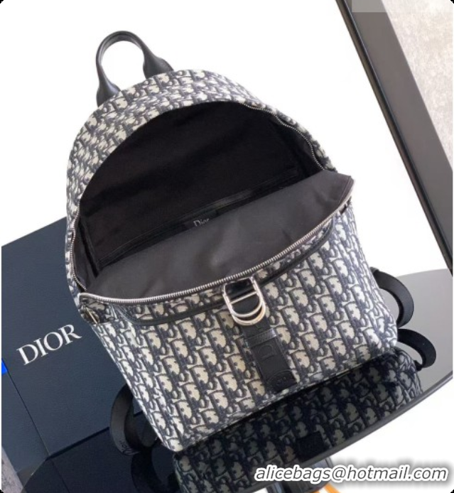 AAAAA Dior Jett Zipped Backpack in Dior Oblique Jacquard Black 6090246 2026