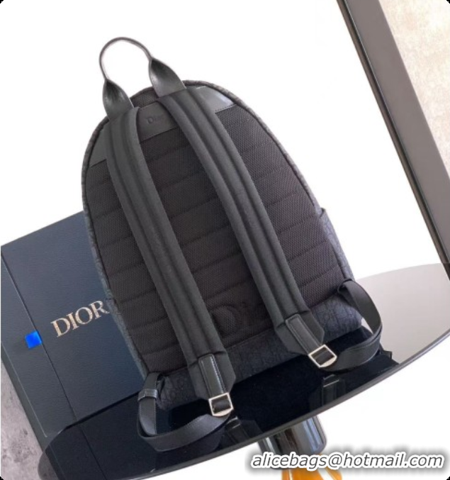 Super Quality Dior Jett Zipped Backpack in Dior Oblique Jacquard Black 6090247 2026