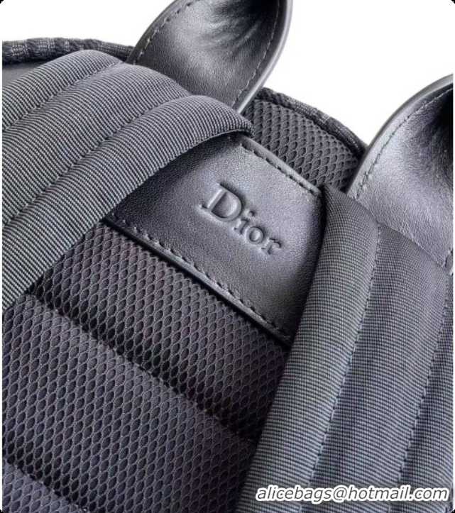 Super Quality Dior Jett Zipped Backpack in Dior Oblique Jacquard Black 6090247 2026