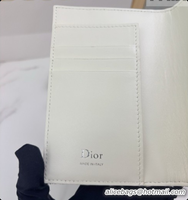 Duplicate Dior Wallet in Latte and Gray Dior Oblique Jacquard D090248 2026
