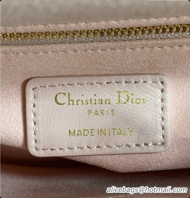 Buy Duplicate Dior Mini Lady Dior Bag in Cannage Lambskin with Bow D090262 Pink 2026