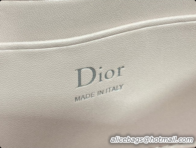 Grade Dior Dioramour My Dior Mini Bag in Pink Cannage Lambskin with Doves & Roses Motif Embroidery D090302 2026