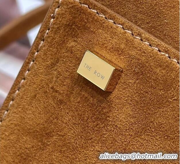 Good Quality The Row Margaux 10 Tote Bag in Suede 8818S Gold-Tone 2026