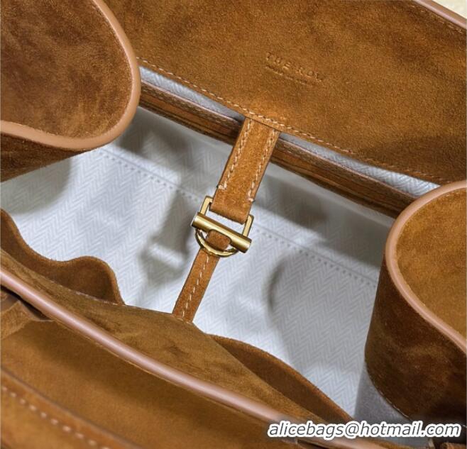Good Quality The Row Margaux 10 Tote Bag in Suede 8818S Gold-Tone 2026