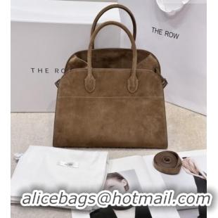Grade Inexpensive The Row Margaux 10 Tote Bag in Suede 8818S Light Brown 2026