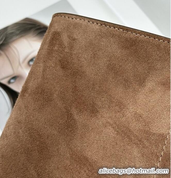 Grade Inexpensive The Row Margaux 10 Tote Bag in Suede 8818S Light Brown 2026