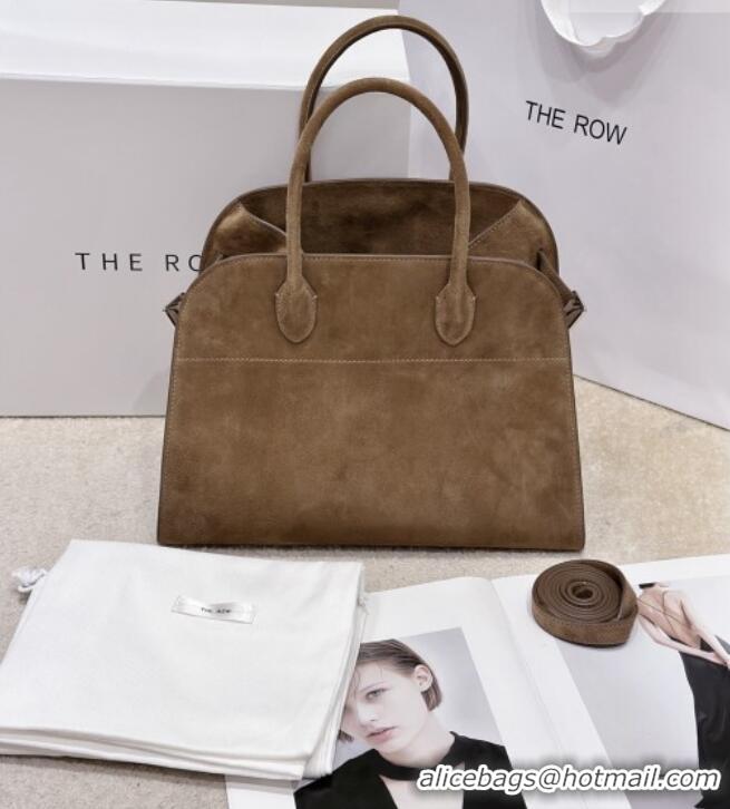 Grade Inexpensive The Row Margaux 10 Tote Bag in Suede 8818S Light Brown 2026