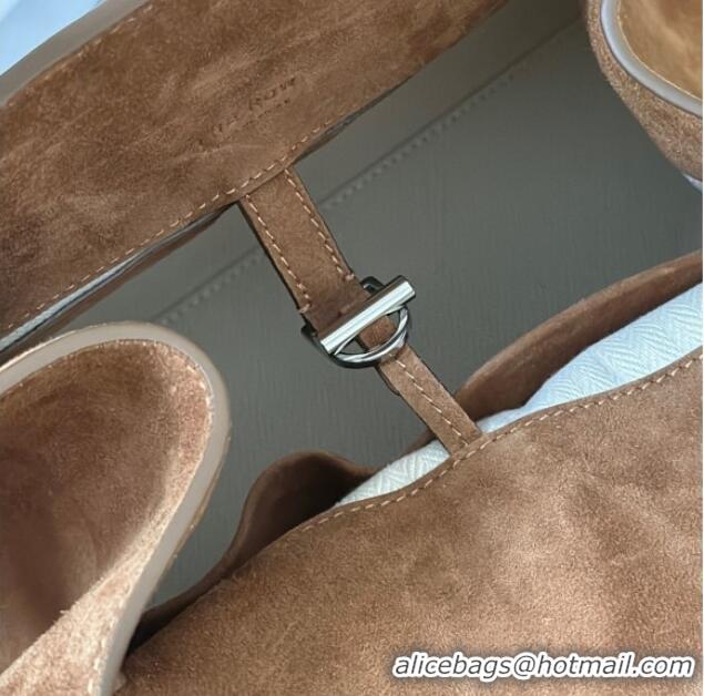 Grade Inexpensive The Row Margaux 10 Tote Bag in Suede 8818S Light Brown 2026