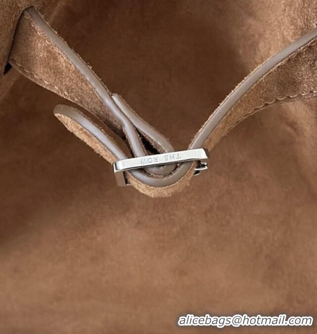 Grade Inexpensive The Row Margaux 10 Tote Bag in Suede 8818S Light Brown 2026