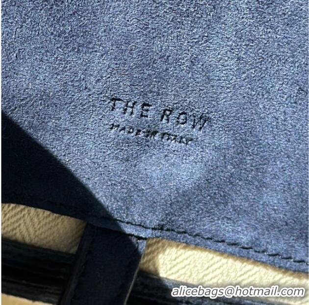 Buy Fashionable The Row Margaux 10 Tote Bag in Suede 8818S Blue 2026