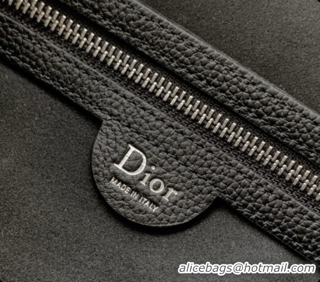 Top Quality Dior Medium Dior Normandie Tote Bag Black Grained Calfskin D090315 2026
