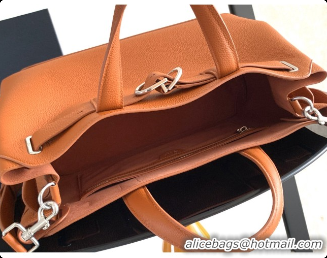 Grade Design Dior Medium Dior Normandie Tote Bag in Brown Grained Calfskin D090316 2026