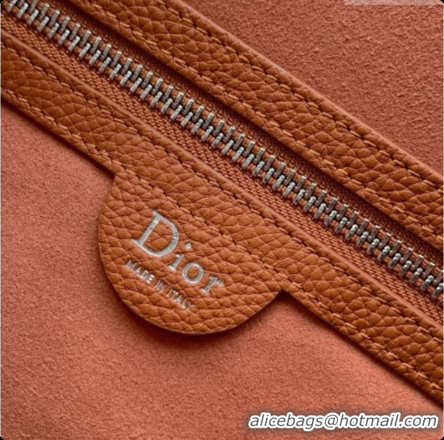 Grade Design Dior Medium Dior Normandie Tote Bag in Brown Grained Calfskin D090316 2026
