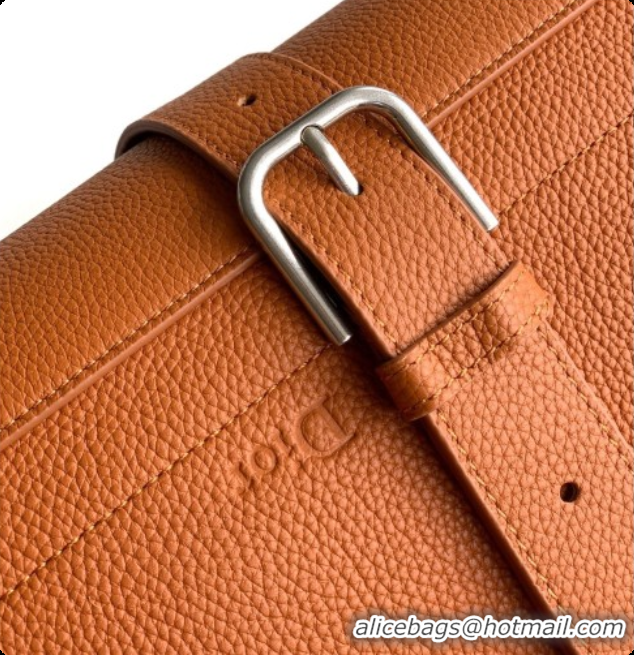 Grade Design Dior Medium Dior Normandie Tote Bag in Brown Grained Calfskin D090316 2026