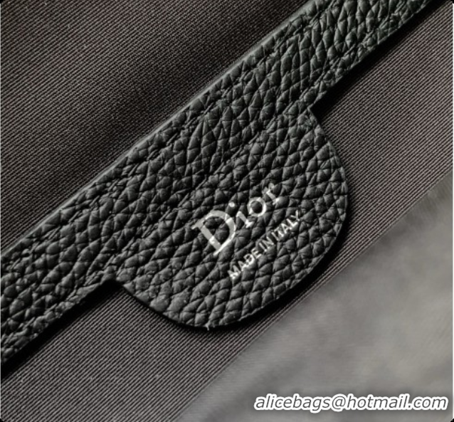 Sophisticated Dior Saddle Heritage Belt Bag in Oblique Jacquard with Black Grained Calfskin D090324 2026
