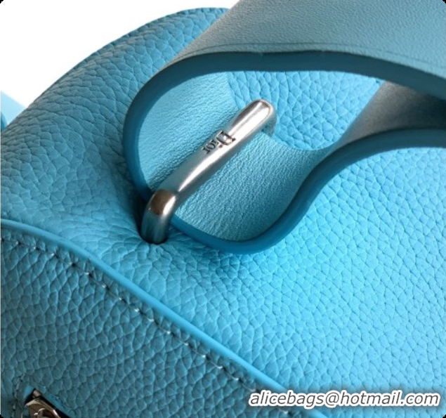 Top Design Dior Archie Zipped Bag with Strap Black Grained Calfskin D090325 Blue 2026