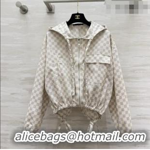 Cheap Wholesale Louis Vuitton Damier Jacket LV092901 White 2026