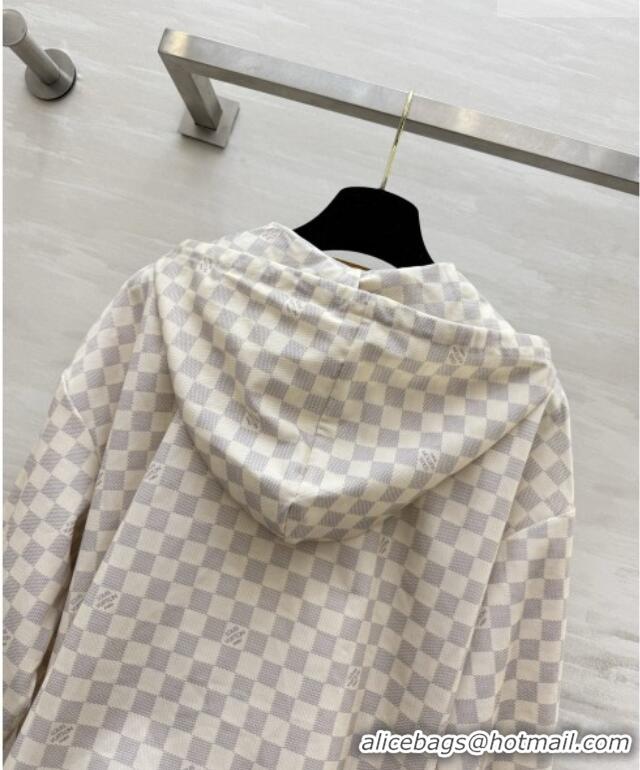 Cheap Wholesale Louis Vuitton Damier Jacket LV092901 White 2026