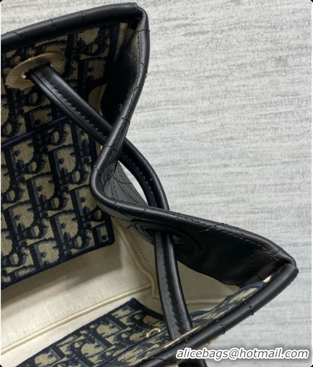 Super Quality Dior Qixi Small Dior Promenade Shopping Bag in Vanilla Flat Cannage Calfskin D090332 Black 2026