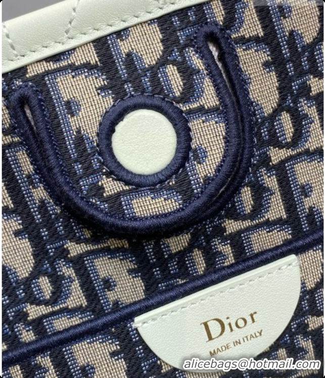 Top Quality Dior Qixi Small Dior Promenade Shopping Bag in Vanilla Flat Cannage Calfskin D090333 White 2026