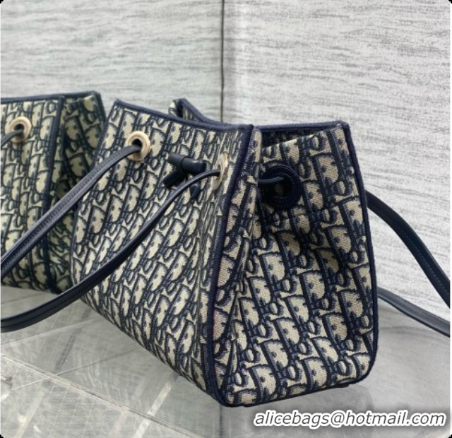 Trendy Design Dior Small Dior Promenade Shopping Bag in Blue Dior Oblique Jacquard D090340 2026
