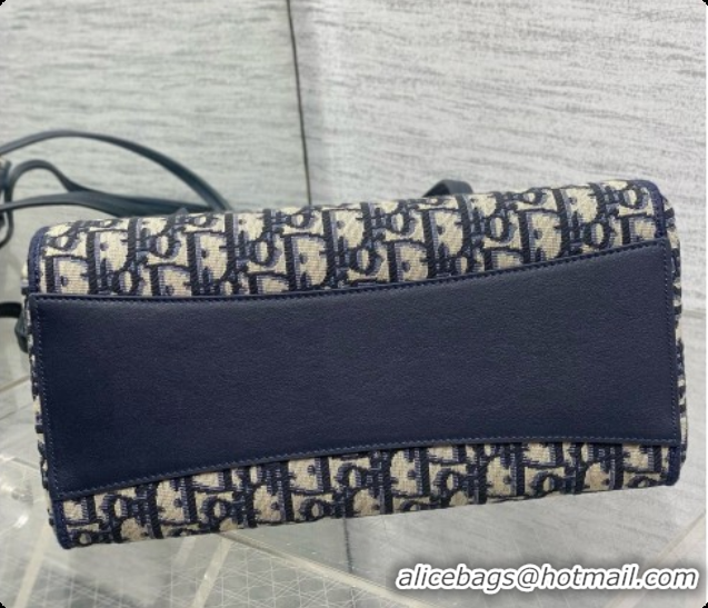 Trendy Design Dior Small Dior Promenade Shopping Bag in Blue Dior Oblique Jacquard D090340 2026