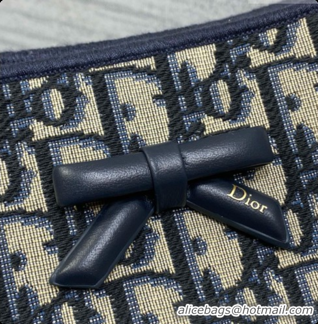 Trendy Design Dior Small Dior Promenade Shopping Bag in Blue Dior Oblique Jacquard D090340 2026