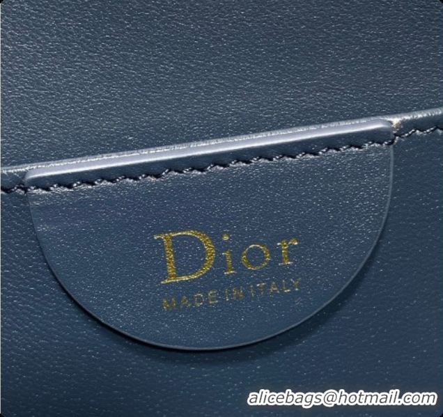 Pretty Style Dior Mini Dior Toujours Hobo Bag in Cannage Lambskin D090370 Navy Blue 2026