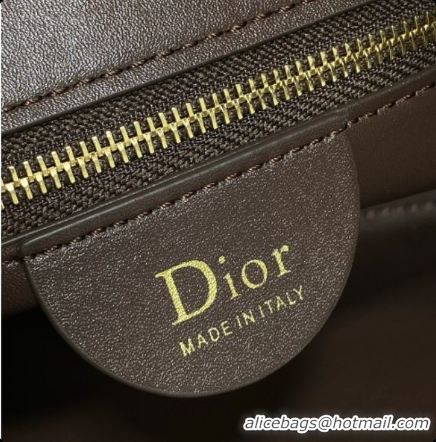 Low Price Dior Small Dior Toujours Hobo Bag in Cannage Suede D090355 Dark Brown 2026