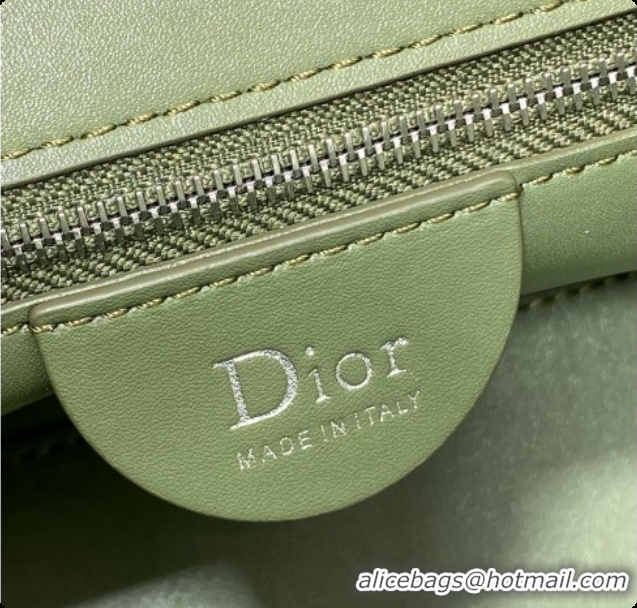 Stylish Dior Small Dior Toujours Hobo Bag in Cannage Suede D090357 Green 2026