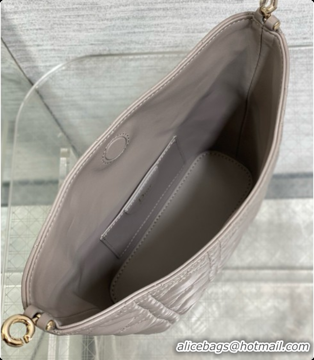 Unique Style Dior Mini Dior Toujours Hobo Bag in Cannage Lambskin D090360 Grey 2026