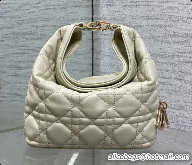 Most Popular Dior Mini Dior Toujours Hobo Bag in Cannage Lambskin D090364 Light Green 2026