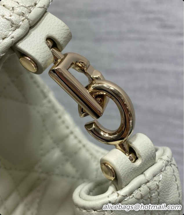 Most Popular Dior Mini Dior Toujours Hobo Bag in Cannage Lambskin D090364 Light Green 2026