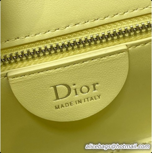 Perfect Dior Small Dior Toujours Hobo Bag in Cannage Lambskin D090369 Yellow 2026