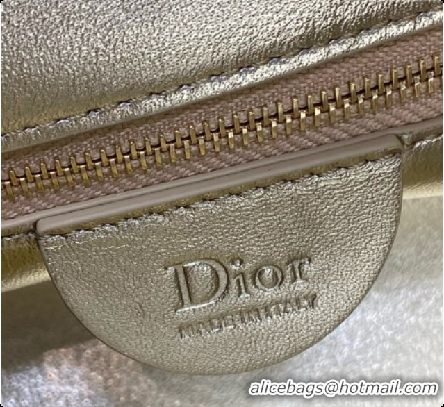 Sophisticated Dior Small Dior Toujours Hobo Bag in Cannage Lambskin D090378 Yellow Gold 2026