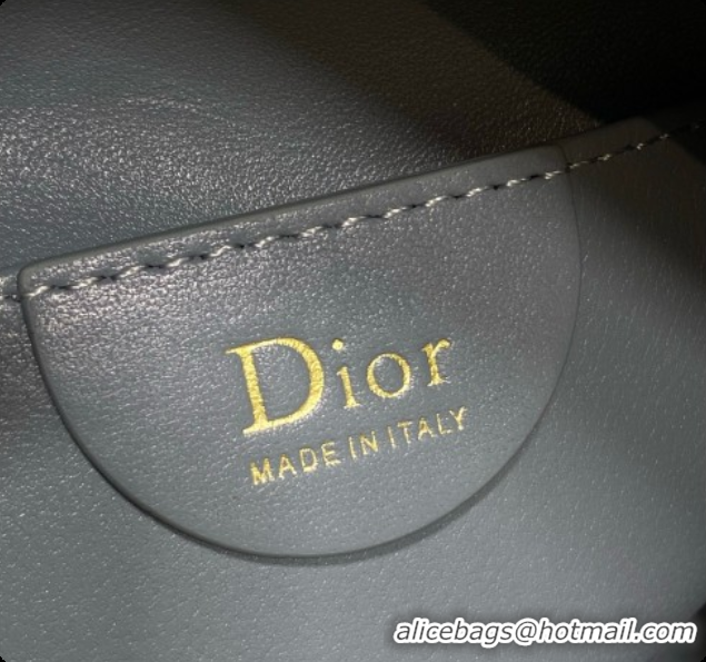 Classic Hot Dior Mini Dior Toujours Hobo Bag in Cannage Lambskin D090383 Haze Blue 2026