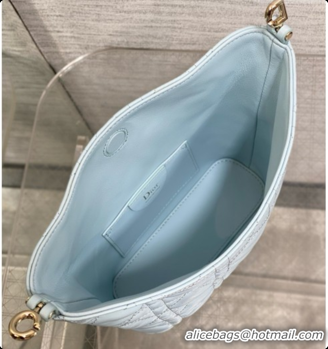 Low Cost Dior Mini Dior Toujours Hobo Bag in Cannage Lambskin D090385 Space Blue 2026
