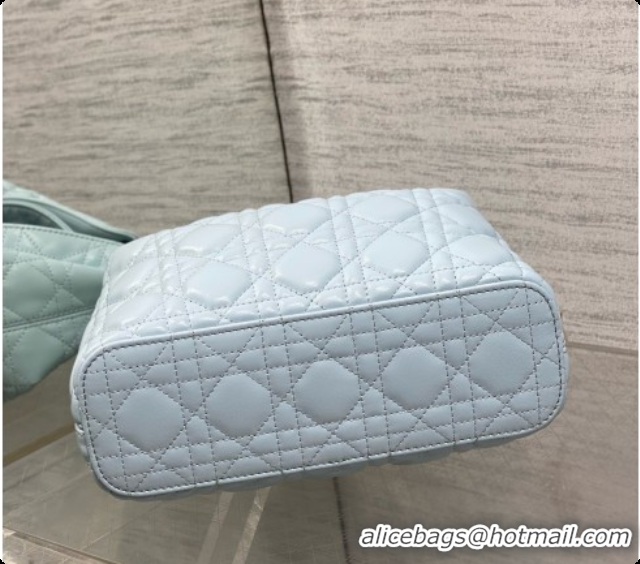 Duplicate Dior Small Dior Toujours Hobo Bag in Cannage Lambskin D090386 Space Blue 2026