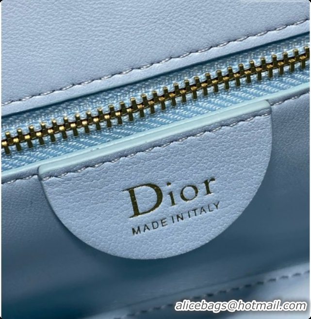 Duplicate Dior Small Dior Toujours Hobo Bag in Cannage Lambskin D090386 Space Blue 2026