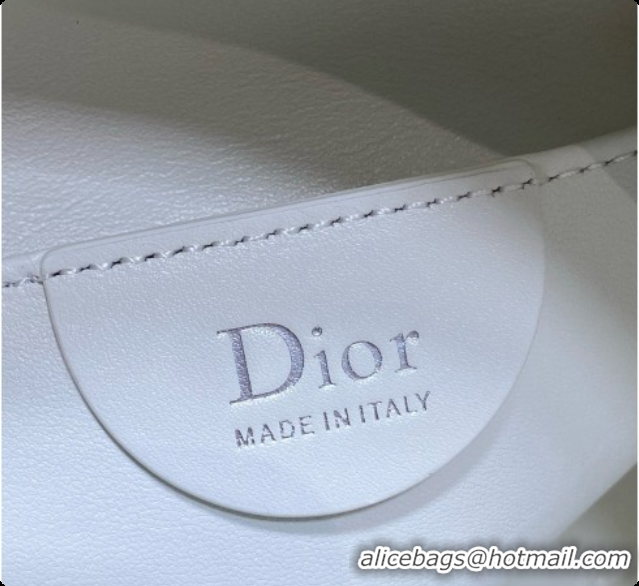 Most Popular Dior Mini Dior Toujours Hobo Bag in Cannage Lambskin D090387 White 2026