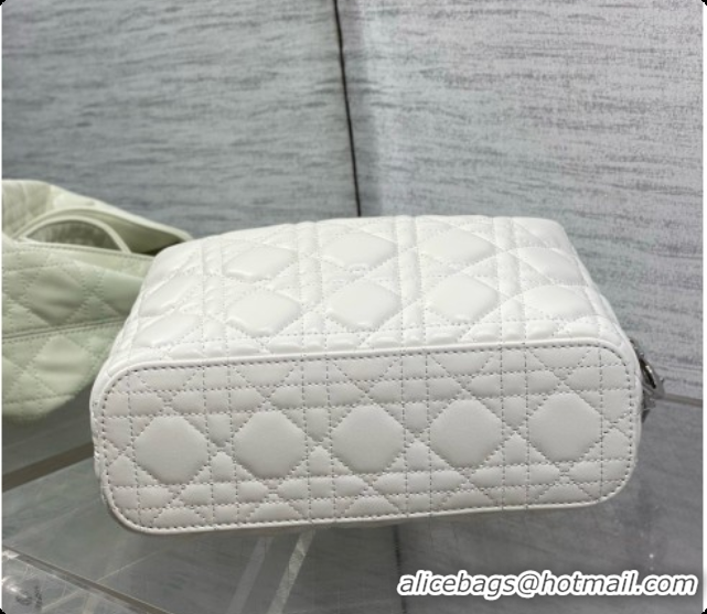 Discount Dior Small Dior Toujours Hobo Bag in Cannage Lambskin D090388 White 2026