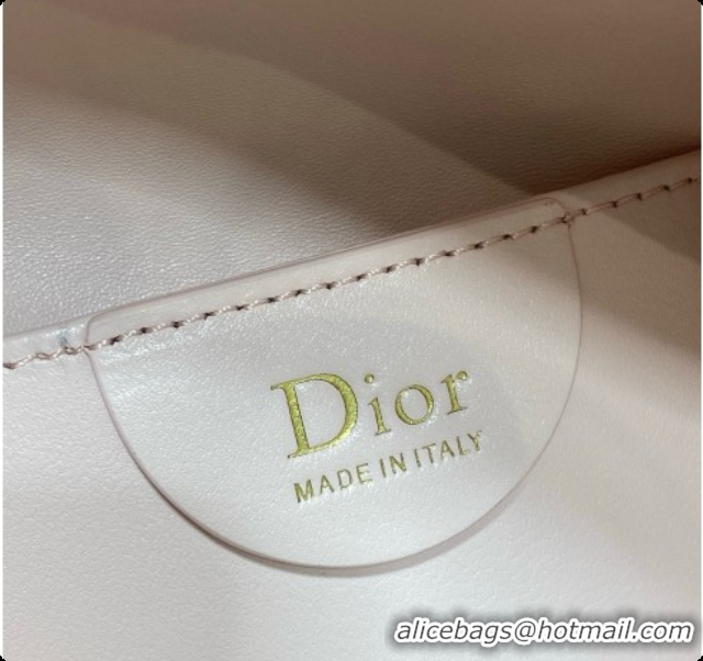 Grade Dior Mini Dior Toujours Hobo Bag in Cannage Lambskin D090389 Sakur Pink 2026