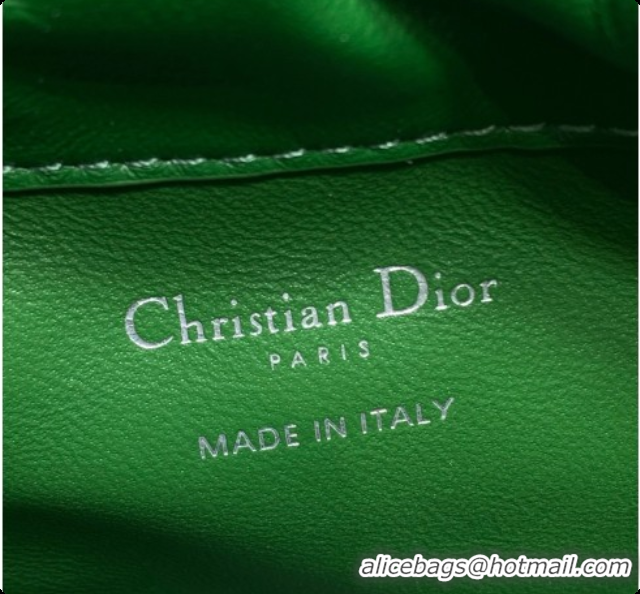 New Fashion Dior Medium Lady Dior Bag in Weave Lambskin D090395 Green 2026 