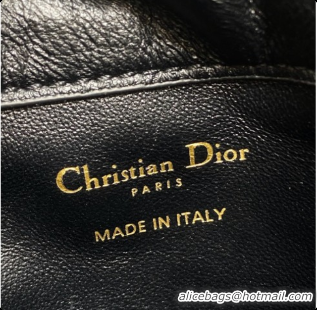 Low Price Dior Medium Lady Dior Bag in Weave Lambskin D090396 Black 2026