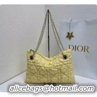 Good Product  Dior Small Dior Milly-La-Forêt Bag in Puffy Macrocannage Calfskin D090402 Yellow 2026