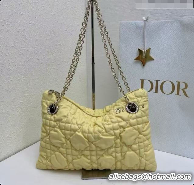 Good Product  Dior Small Dior Milly-La-Forêt Bag in Puffy Macrocannage Calfskin D090402 Yellow 2026